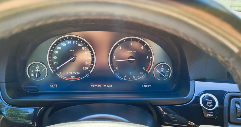 BMW Seria 5 cena 83000 przebieg: 227000, rok produkcji 2012 z Żarki małe 154